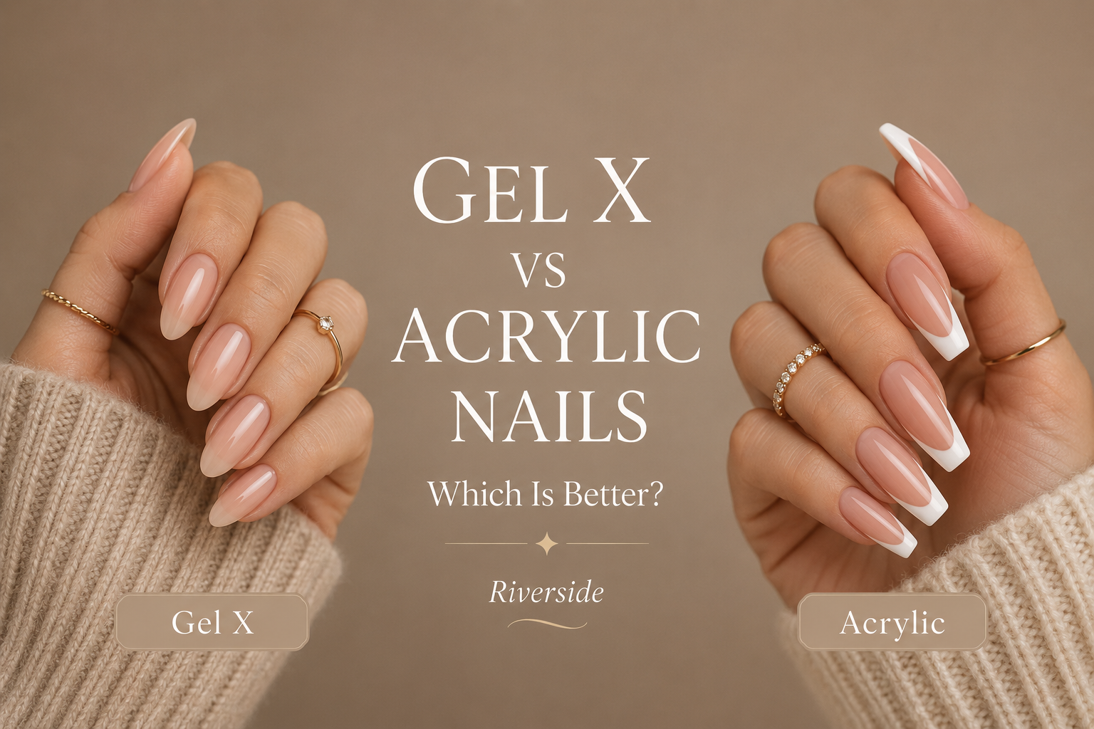 Gel X vs Acrylic Nails in Riverside - Which Is Better?