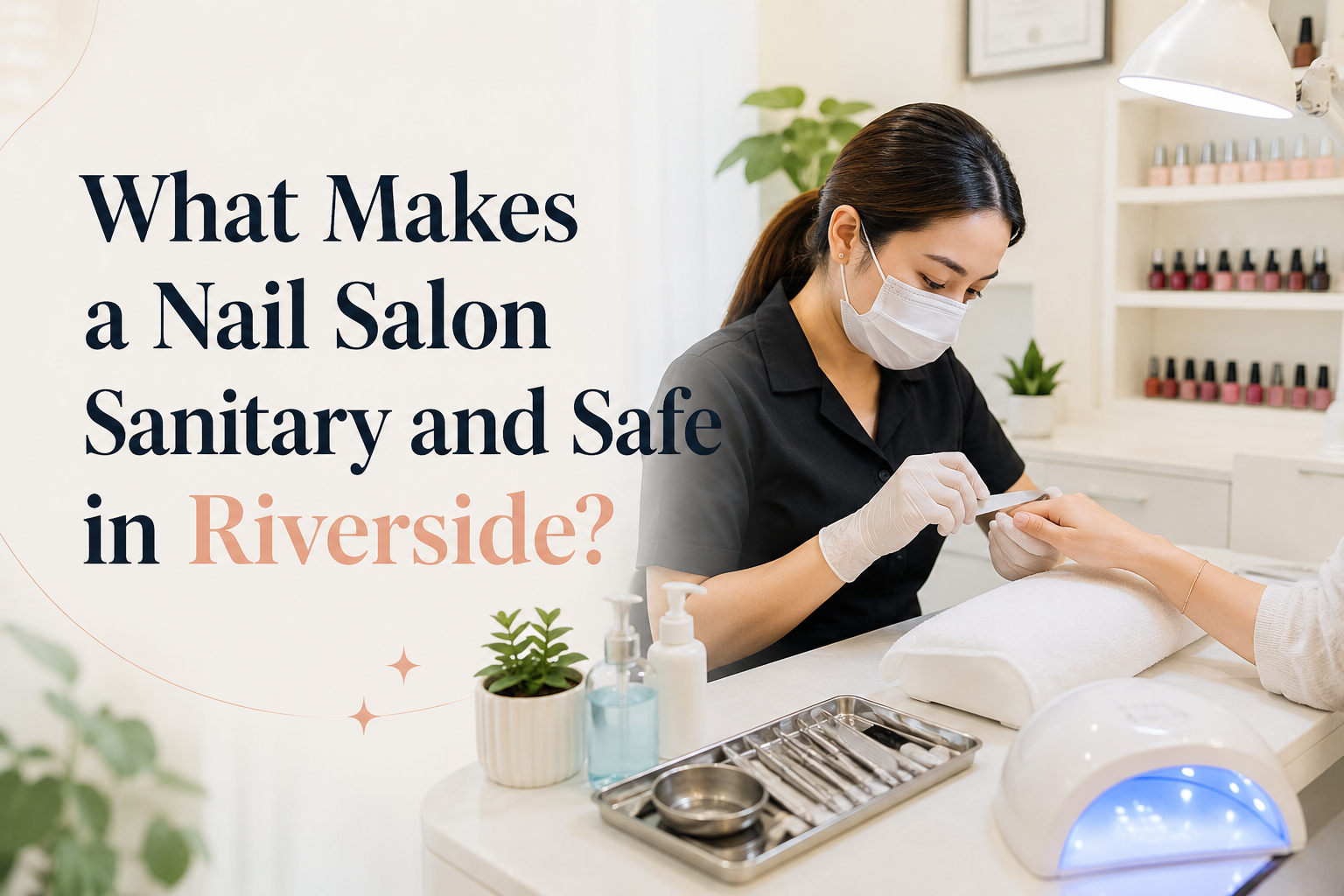 What Makes a Nail Salon Sanitary and Safe in Riverside?